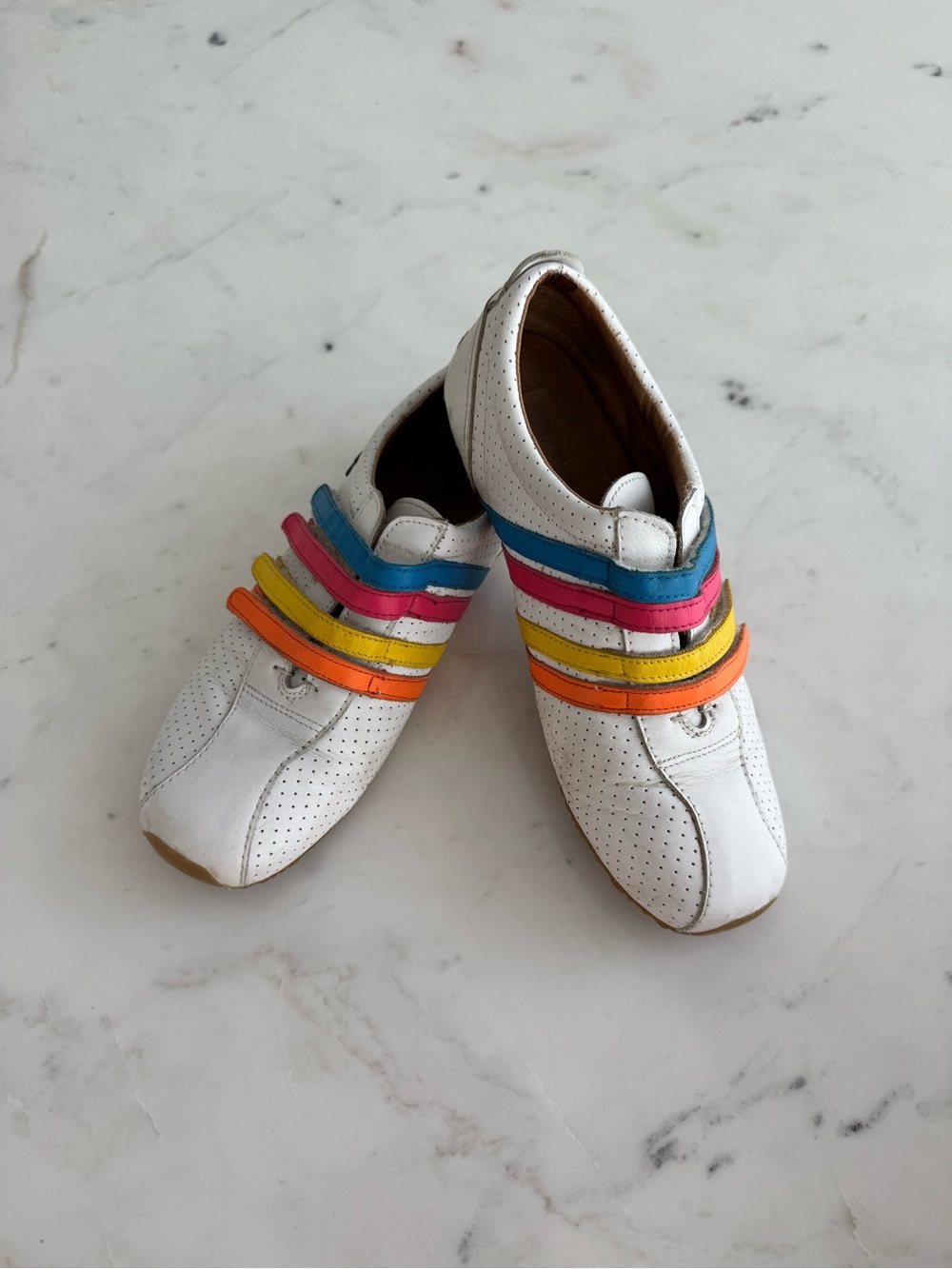 Lacoste Velcro Strap Sneakers Multicolor Women’s Size 5.5